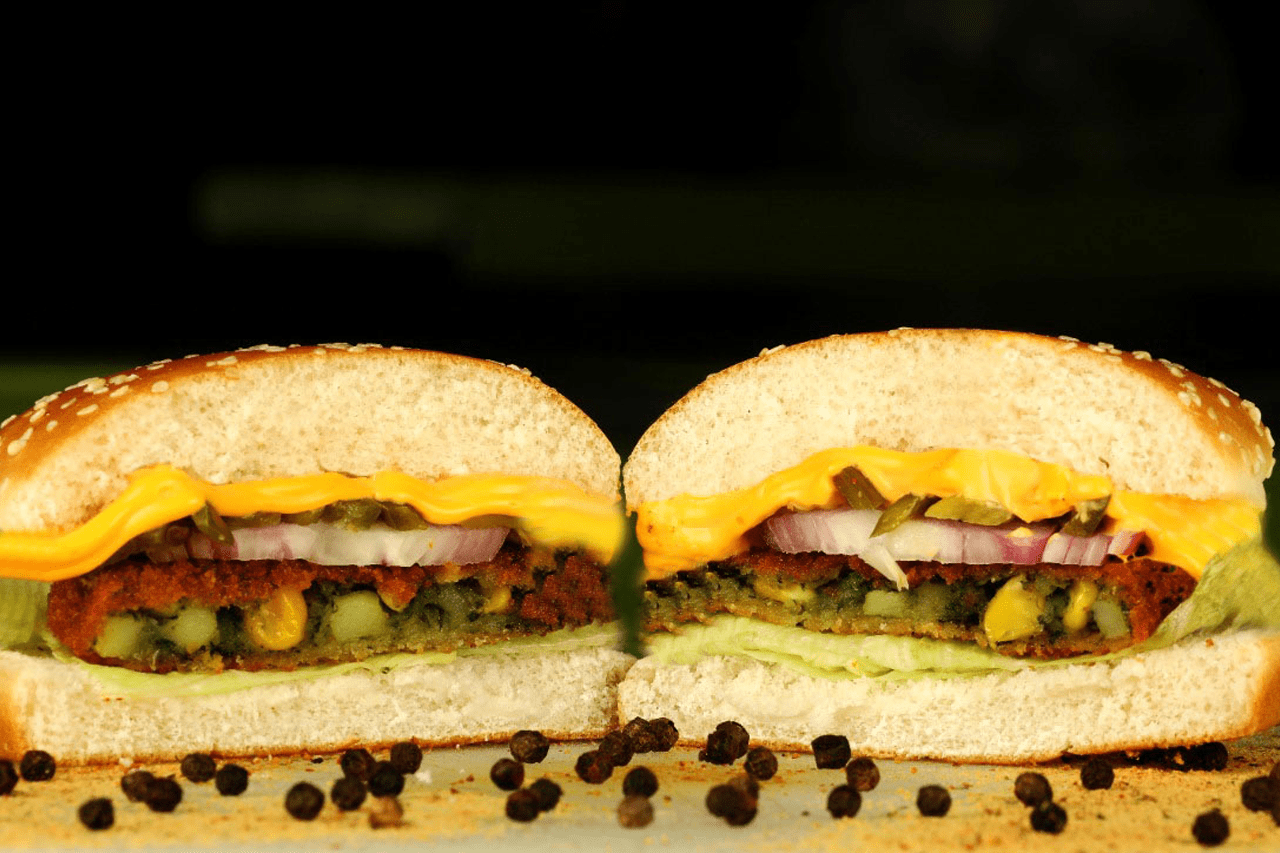 spinach-corn-burger